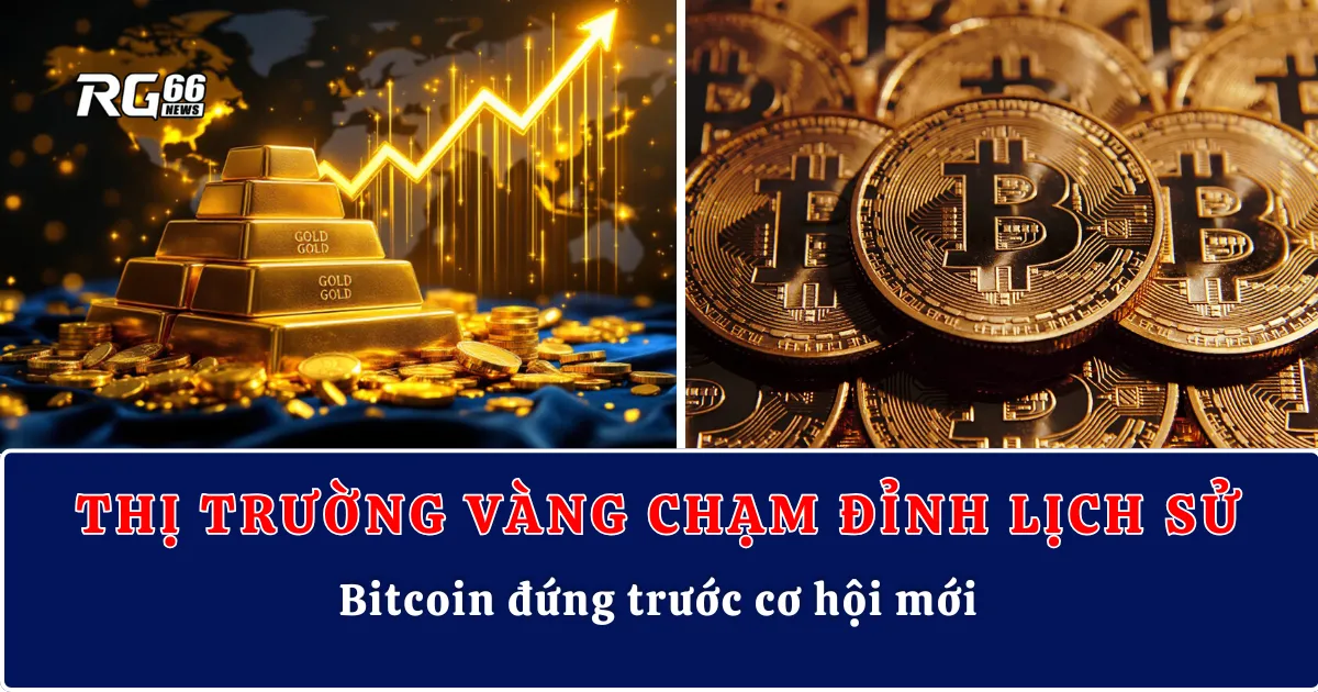 Thị trường vàng chạm đỉnh lịch sử, Bitcoin đứng trước cơ hội mới
