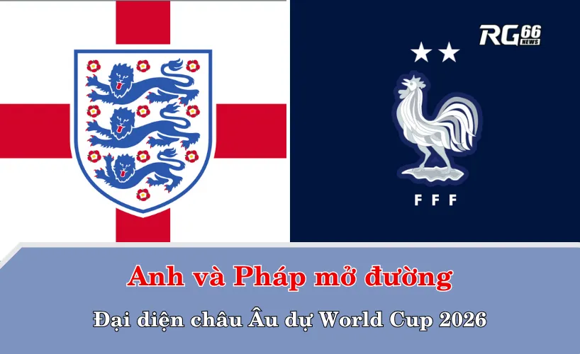 Đại diện châu Âu dự World Cup 2026 – Anh và Pháp mở đường