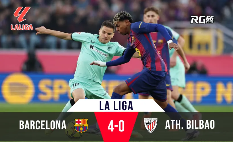 Barcelona trở lại Camp Nou với chiến thắng hoành tráng 4-0
