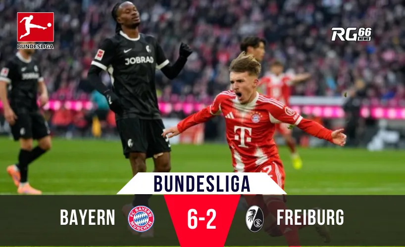 Bayern Munich ngược dòng hủy diệt Freiburg – Lennart Karl tỏa sáng