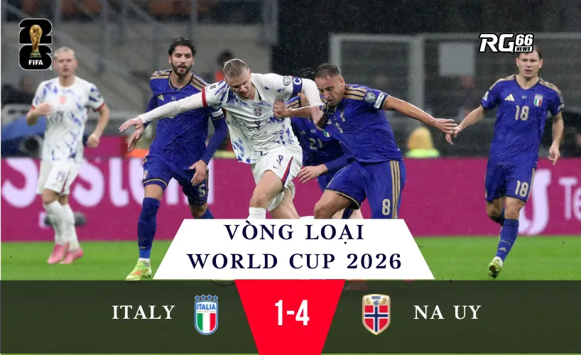 Italy 1-4 Na Uy – Haaland phá nát giấc mơ của Azzurri ngay tại thánh địa
