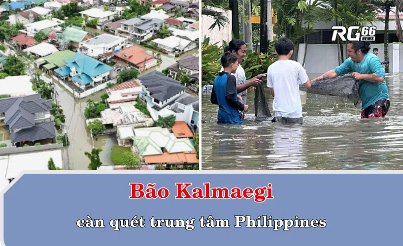 Bão Kalmaegi càn quét trung tâm Philippines