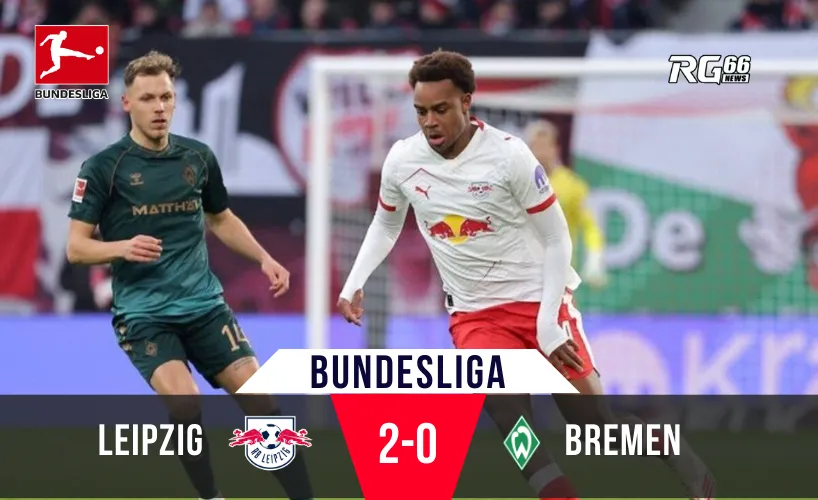 Leipzig đánh bại Bremen – Ouedraogo ghi bàn tuyệt đẹp