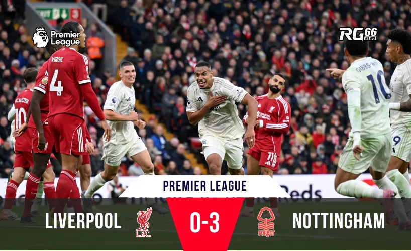 Liverpool thua sốc Nottingham Forest – Khủng hoảng chạm đáy