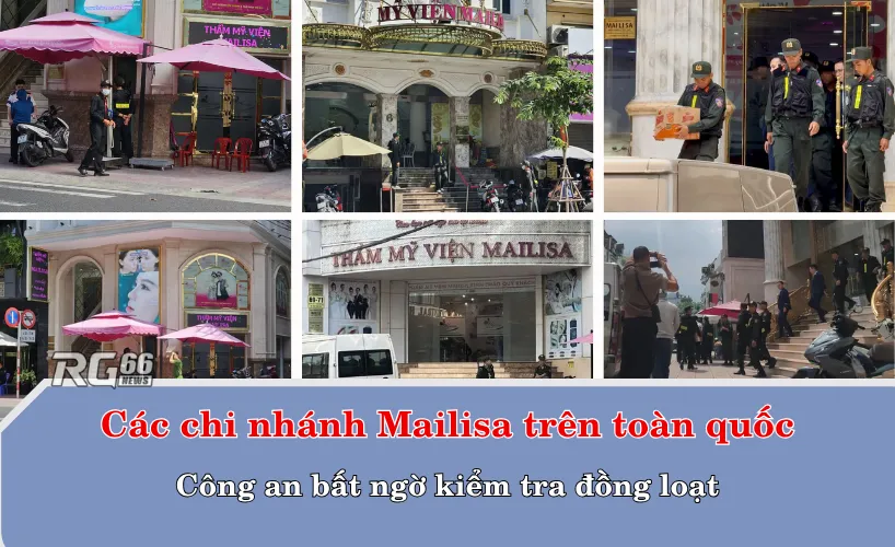 Công an xuất hiện tại các chi nhánh Mailisa trên toàn quốc