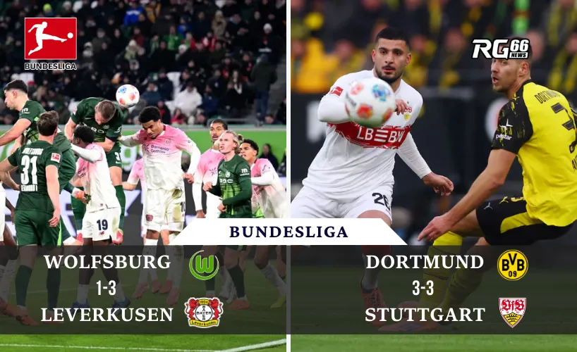 Stuttgart và Wolfsburg gặp khó khăn – Những cú sốc lớn