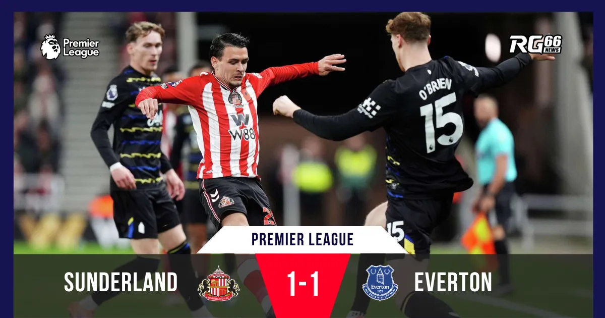 Sunderland vs Everton – Xhaka tỏa sáng, Moyes lỡ ngày vinh quang
