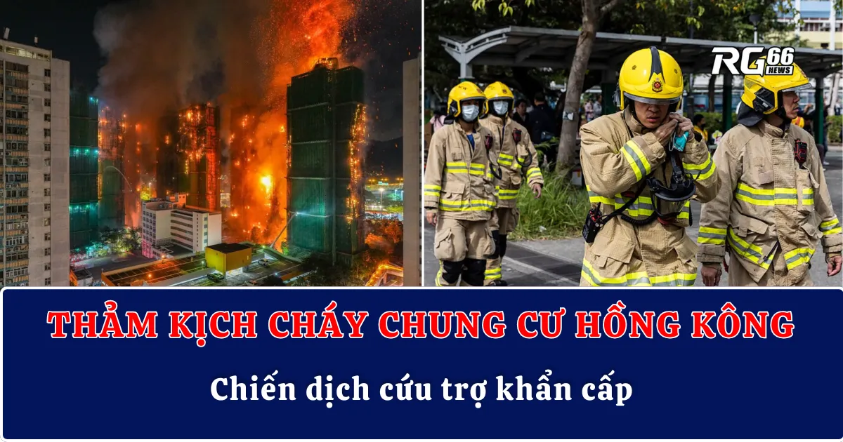 Thảm kịch cháy chung cư Hồng Kông và chiến dịch cứu trợ khẩn cấp