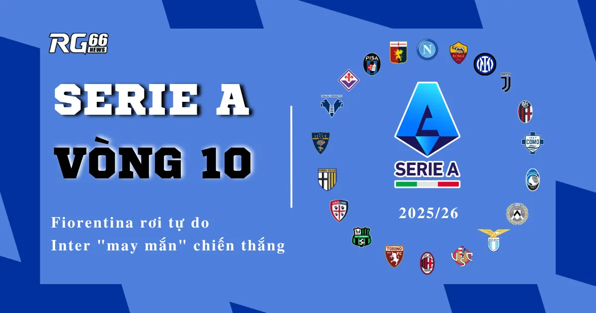 Serie A cuối tuần: Fiorentina rơi tự do, Inter Milan "may mắn" chiến thắng