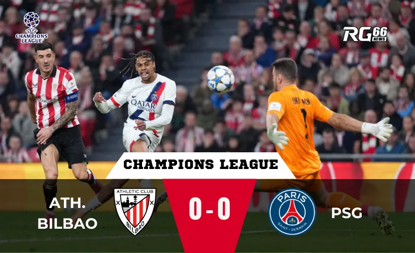 PSG bị Athletic Bilbao cầm hòa trong trận cầu nghẹt thở