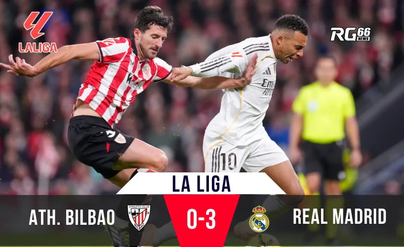 Real Madrid thắng tưng bừng – Mbappé rực sáng trong bóng đá châu Âu