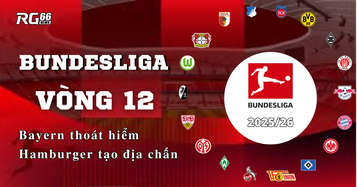 Bundesliga dậy sóng – Bayern thoát hiểm, Hamburger tạo địa chấn