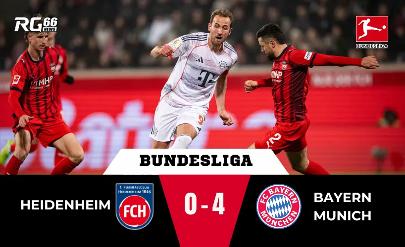 Bayern Munich thắng đậm Heidenheim – Đẳng cấp nhà vua Bundesliga