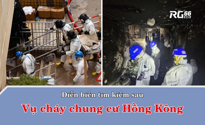 Diễn biến tìm kiếm sau vụ cháy chung cư Hồng Kông