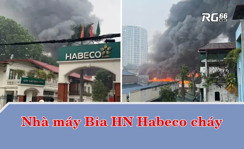 Vụ cháy tại Nhà máy Bia Hà Nội - Habeco xảy ra vào rạng sáng 1/12