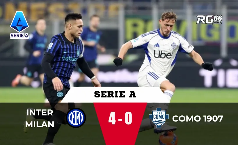 Inter Milan thắng Como – Màn thị uy để chiếm ngôi đầu Serie A