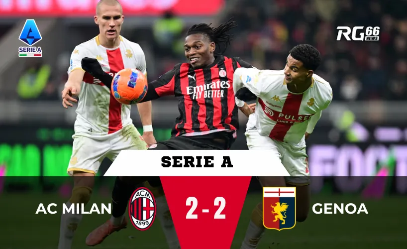 AC Milan đánh rơi cơ hội bám đuổi Inter trên bxh Serie A