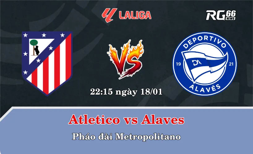 Atletico vs Alaves – Pháo đài Metropolitano