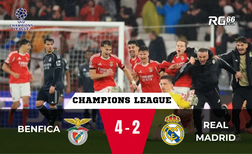 Real Madrid gục ngã trước Benfica – Cú sốc mang tên Mourinho