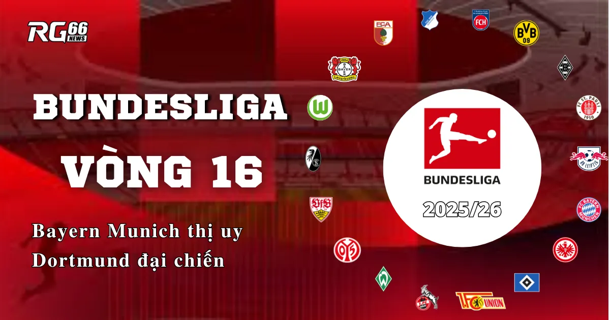 Bundesliga vòng 16 – Bayern thị uy, Dortmund đại chiến