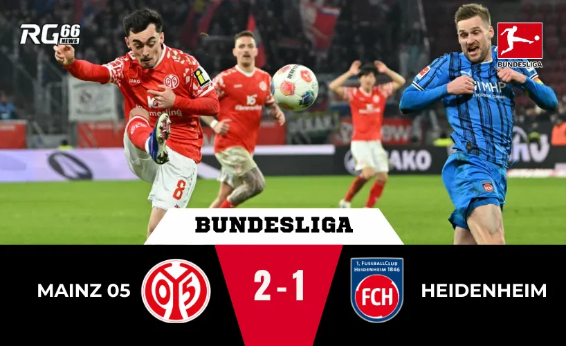 Mainz vs Heidenheim – Mainz chấm dứt cơn khát chiến thắng