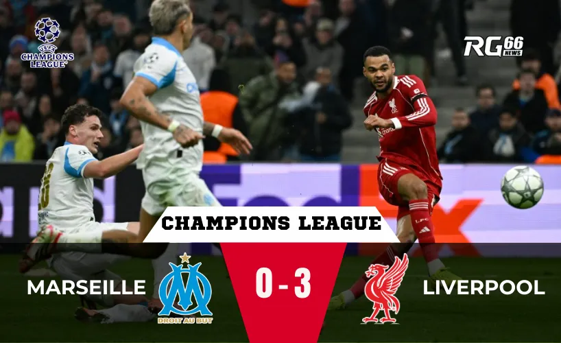 Liverpool – chiến thắng lạnh lùng giữa chảo lửa Marseille