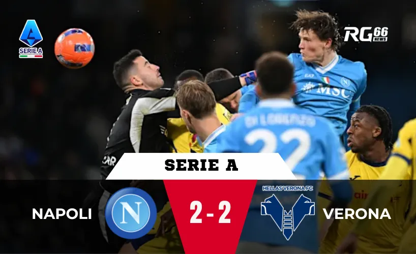 Napoli hòa Verona – Cú trượt chân gây chấn động Serie A