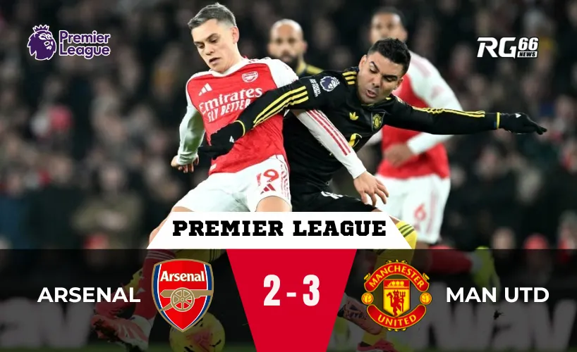 Man United quật ngã Arsenal, Cunha hóa người hùng Emirates