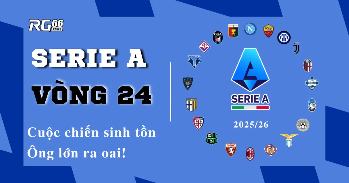 Serie A vòng 24 – Cuộc chiến sinh tồn, ông lớn ra oai!
