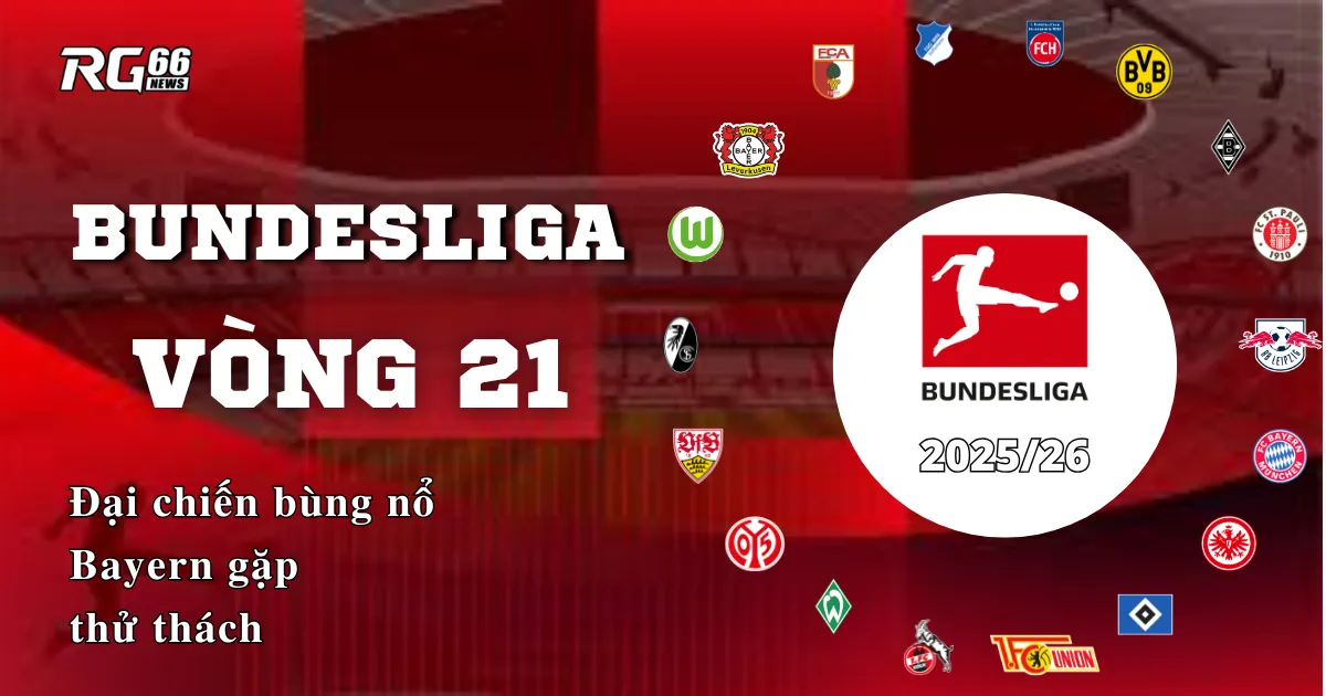 Bundesliga vòng 21 – Đại chiến bùng nổ, Bayern gặp thử thách