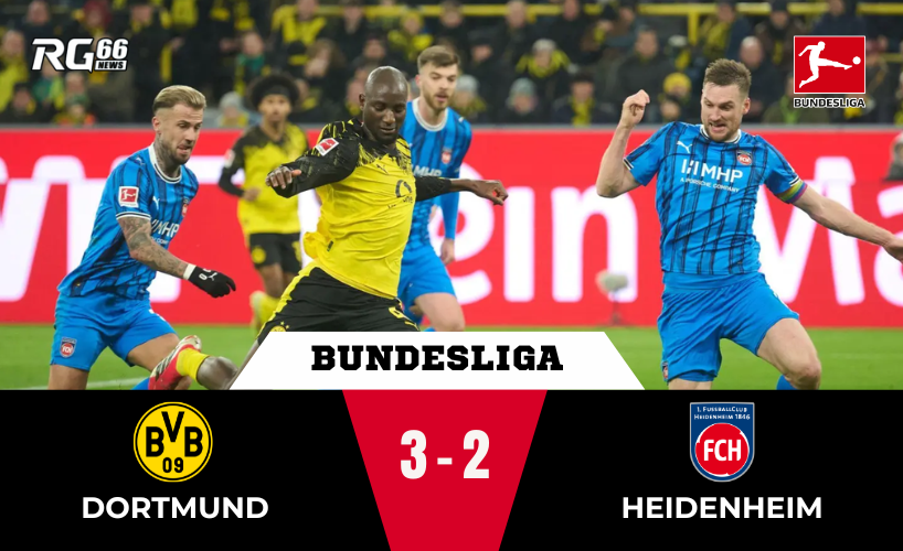 Dortmund vs Heidenheim – Guirassy tỏa sáng, Dortmund tiến sát Bayern