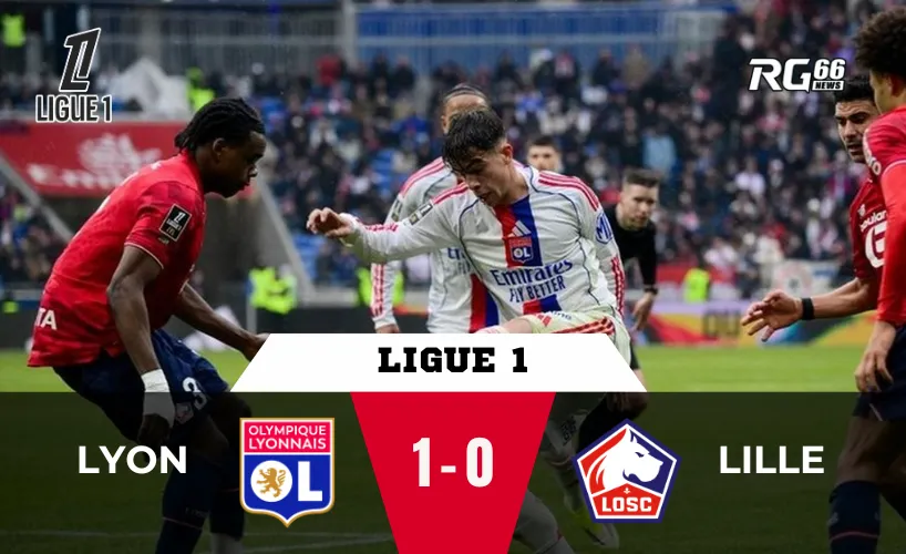 Lyon vs Lille – Lyon thăng hoa, Nartey xuất hiện đúng lúc