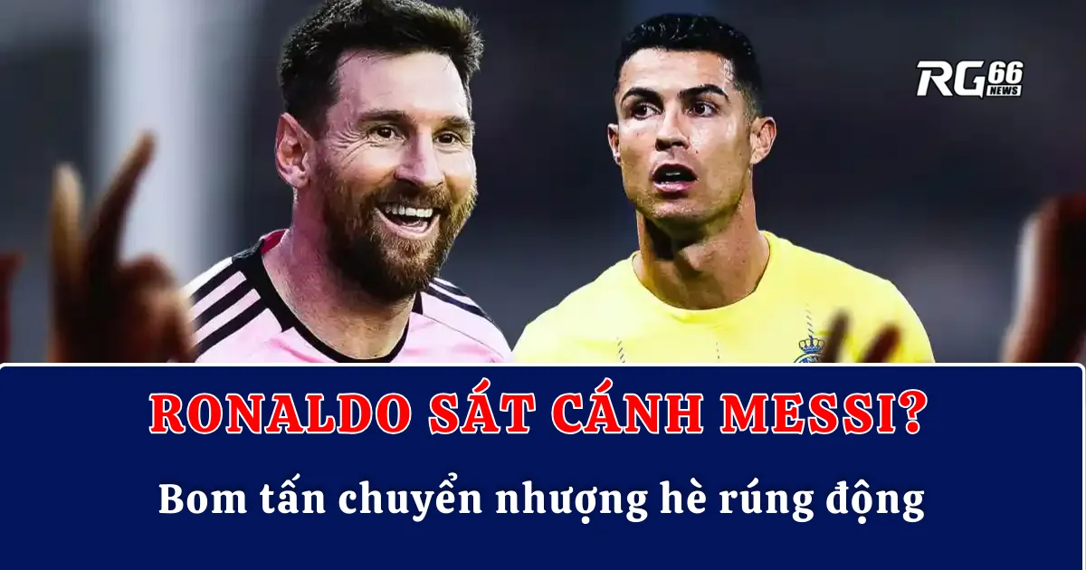 Ronaldo sát cánh Messi? Bom tấn chuyển nhượng hè rúng động