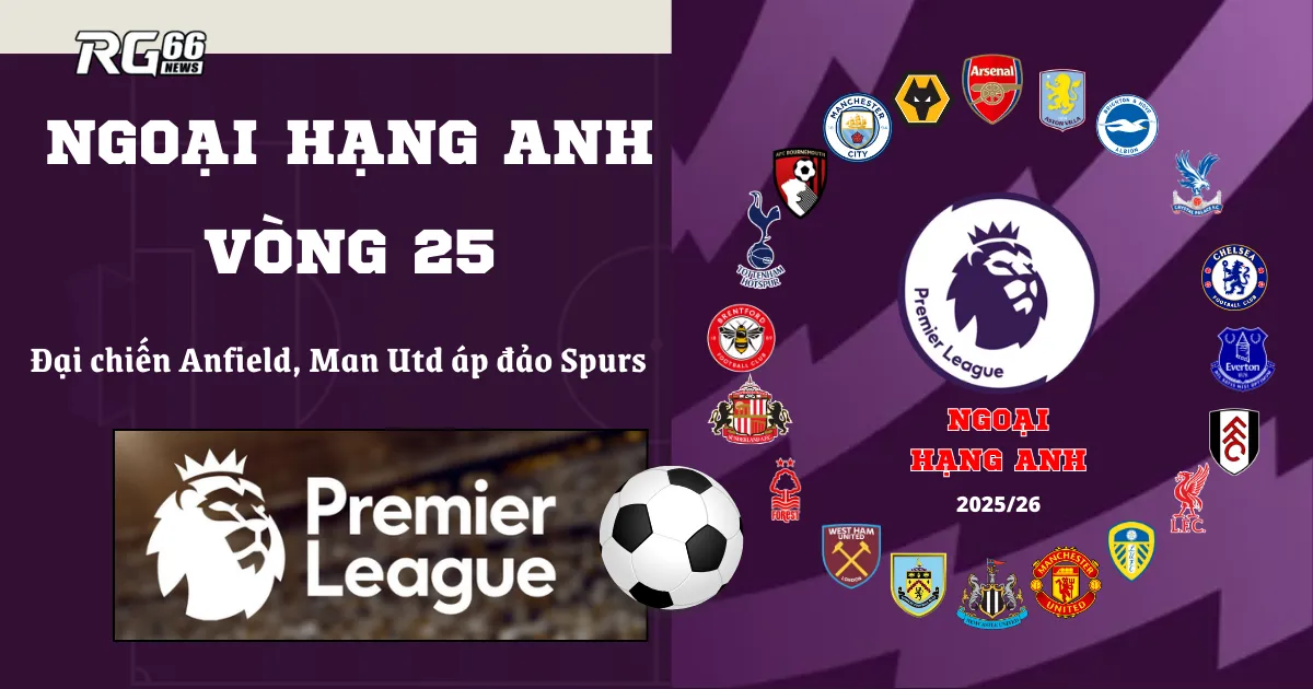 Premier League vòng 25 – Đại chiến Anfield, Man Utd áp đảo Spurs