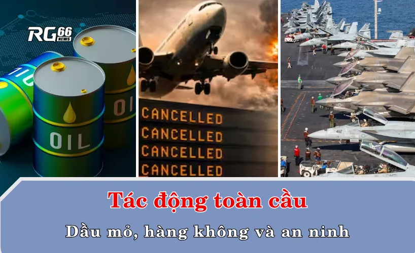 Tác động toàn cầu: Dầu mỏ, hàng không và an ninh